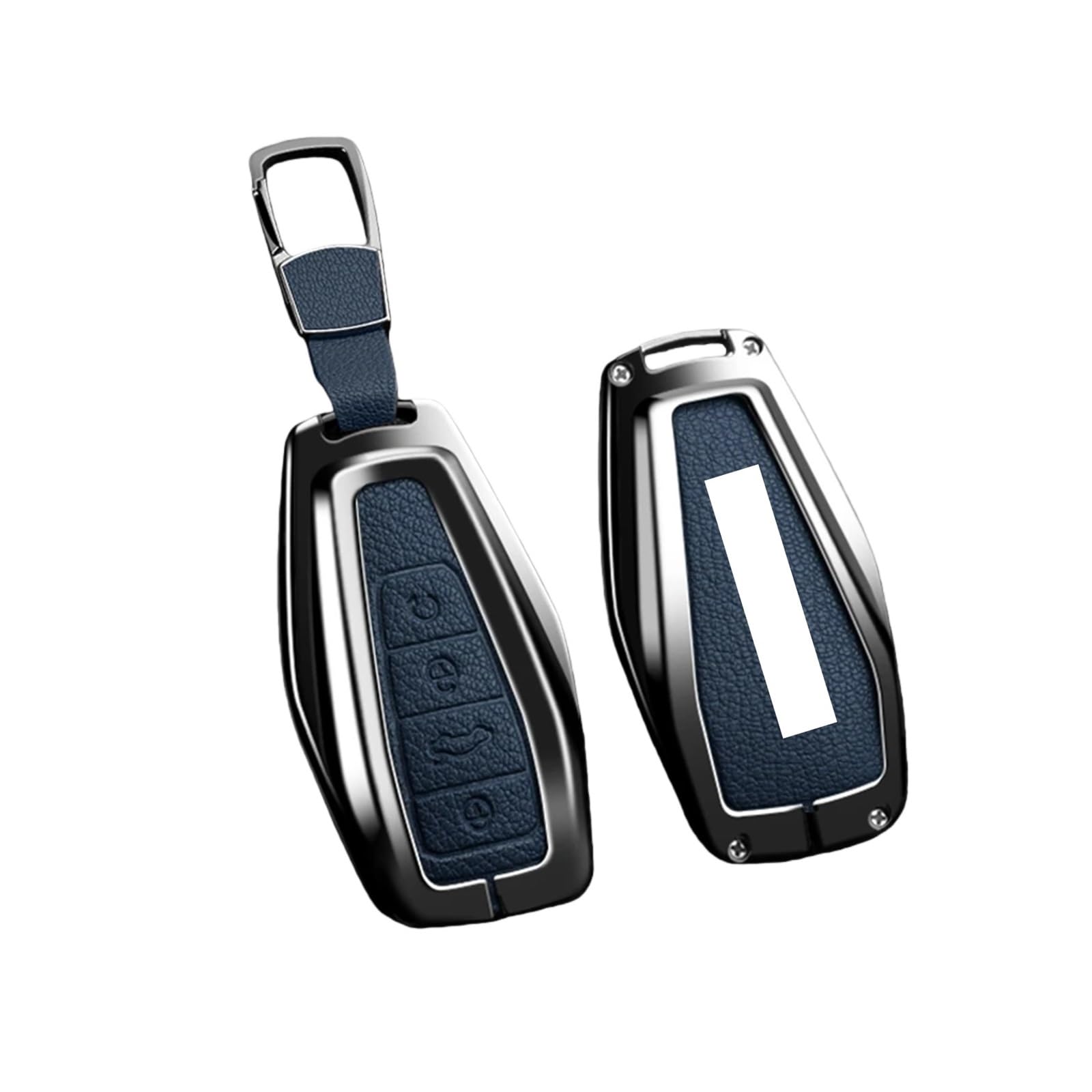 Alloy Sheepskin Car Key Case Cover Compatible For Geely Okavango Coolray Atlas Monjaro Tugella Emgrand GT S Proton X50 X70 X6 X7 EX7 GC(B Style 3-1)