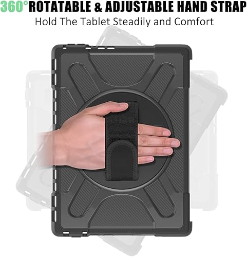 Miniatura 2 de ZenRich Surface Pro 8 - Funda resistente de 13 pulgadas 2021 para Surface Pro 8 con soporte y correa de mano, resistente a los golpes, compatible