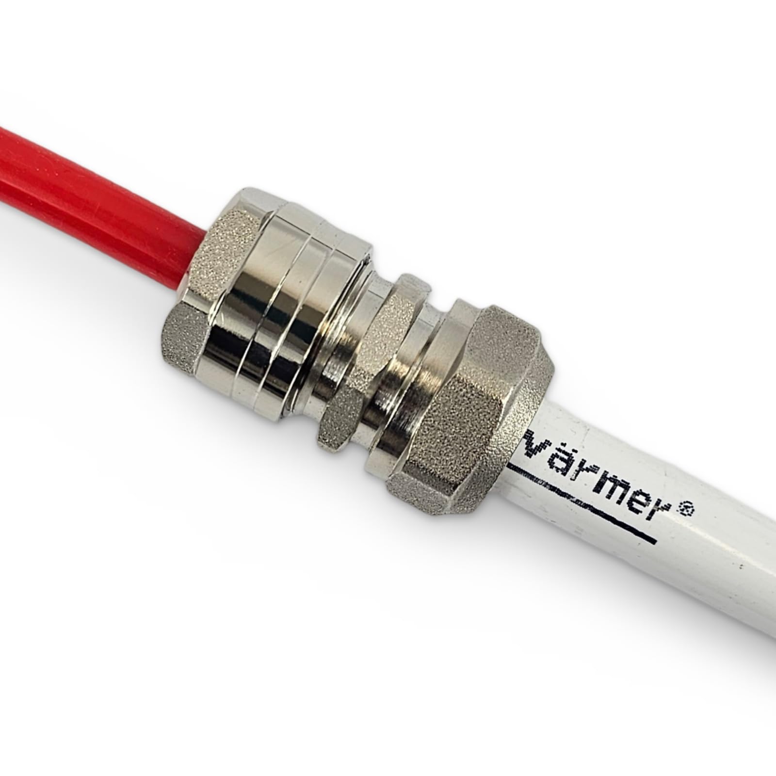 Warmer 10X1.3mm Evoh X 16mm Plastic Adapter  For Water Underfloor Heating Evoh Pipe And Pert-Al Pert And Pex Pipe Psw Tradesuppliers from B&Q