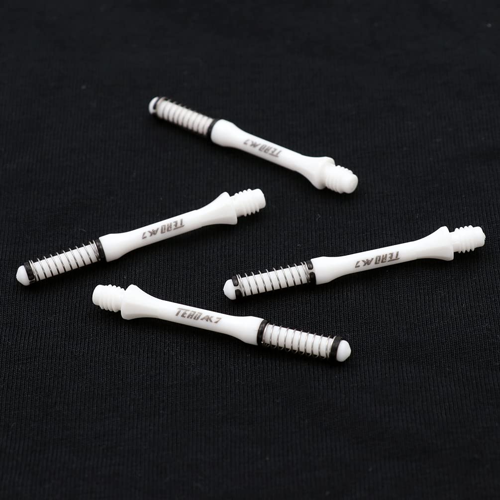CUESOUL TERO AK7 Flechas de Dardos Telescopio de Resorte Incorporado para Flechas de Punta de Acero y Flechas de Punta Suave, Juego de 4 Piezas - 4