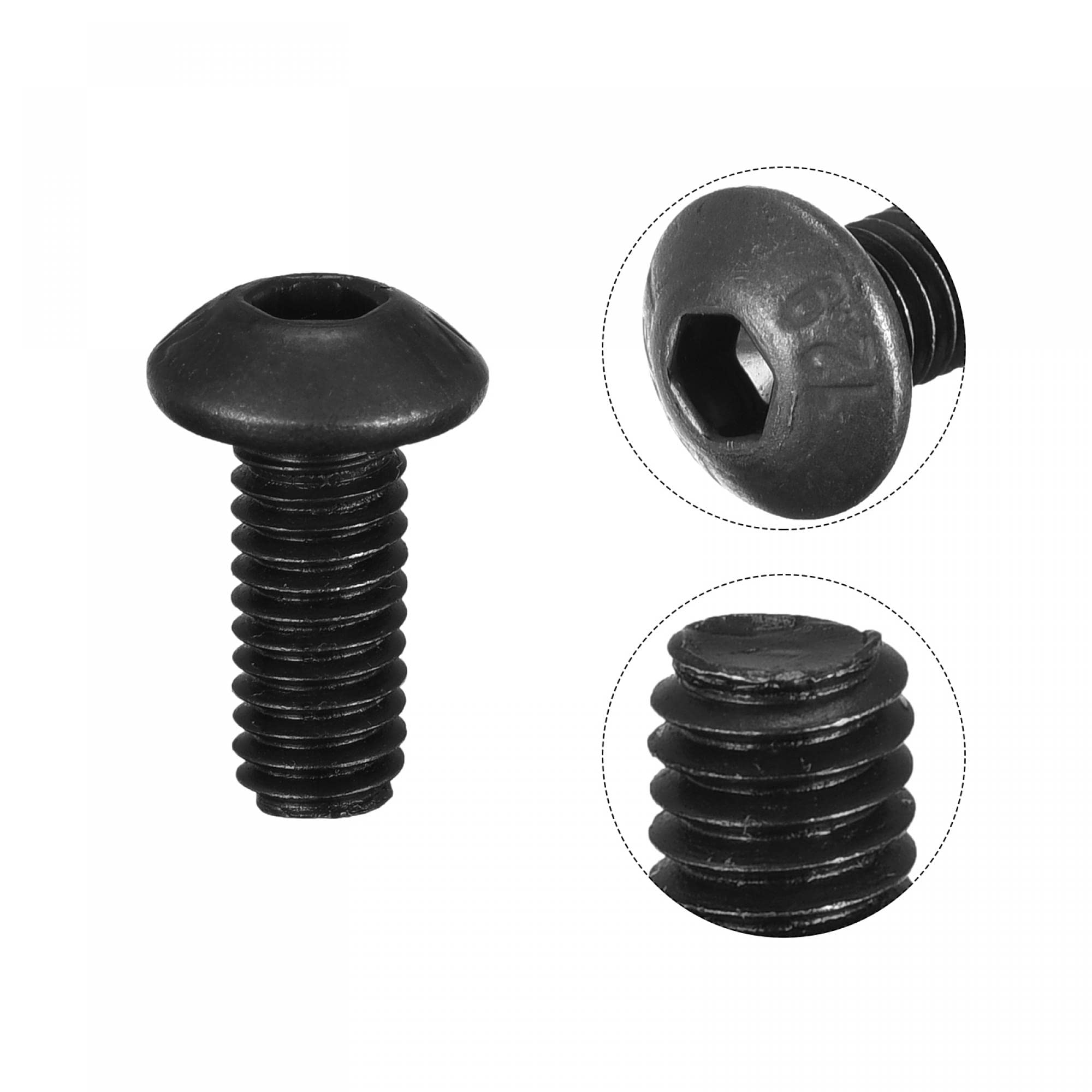 RS PRO M6 X 60mm Hex Socket Button Screw Stainless Steel RS Components