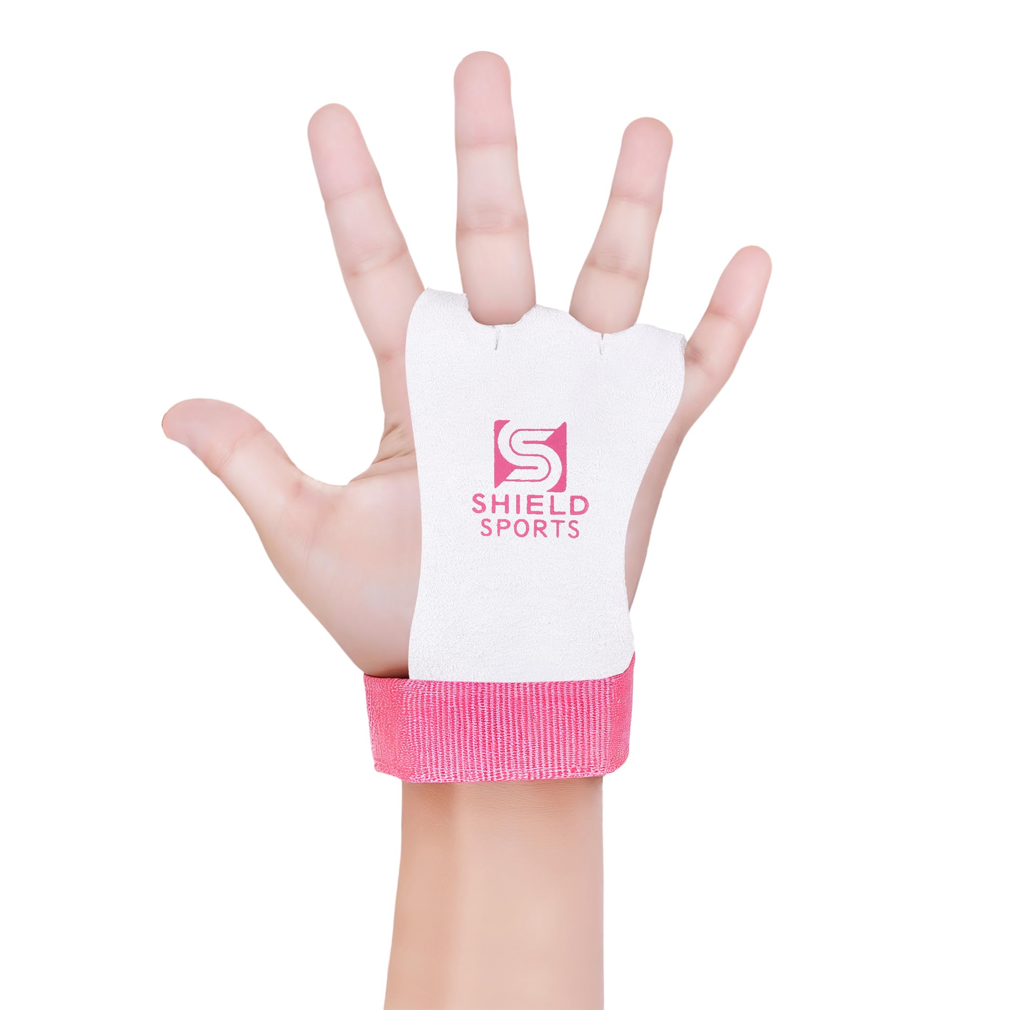 ULTRA FITNESS Gymnastics Bar Grips for Kids Leather Hand Grips for Gymnastic Bars & Pull Up Training Non-Slip Junior Bar Gloves with Wrist Support Kids Exercise Equipment Accessories