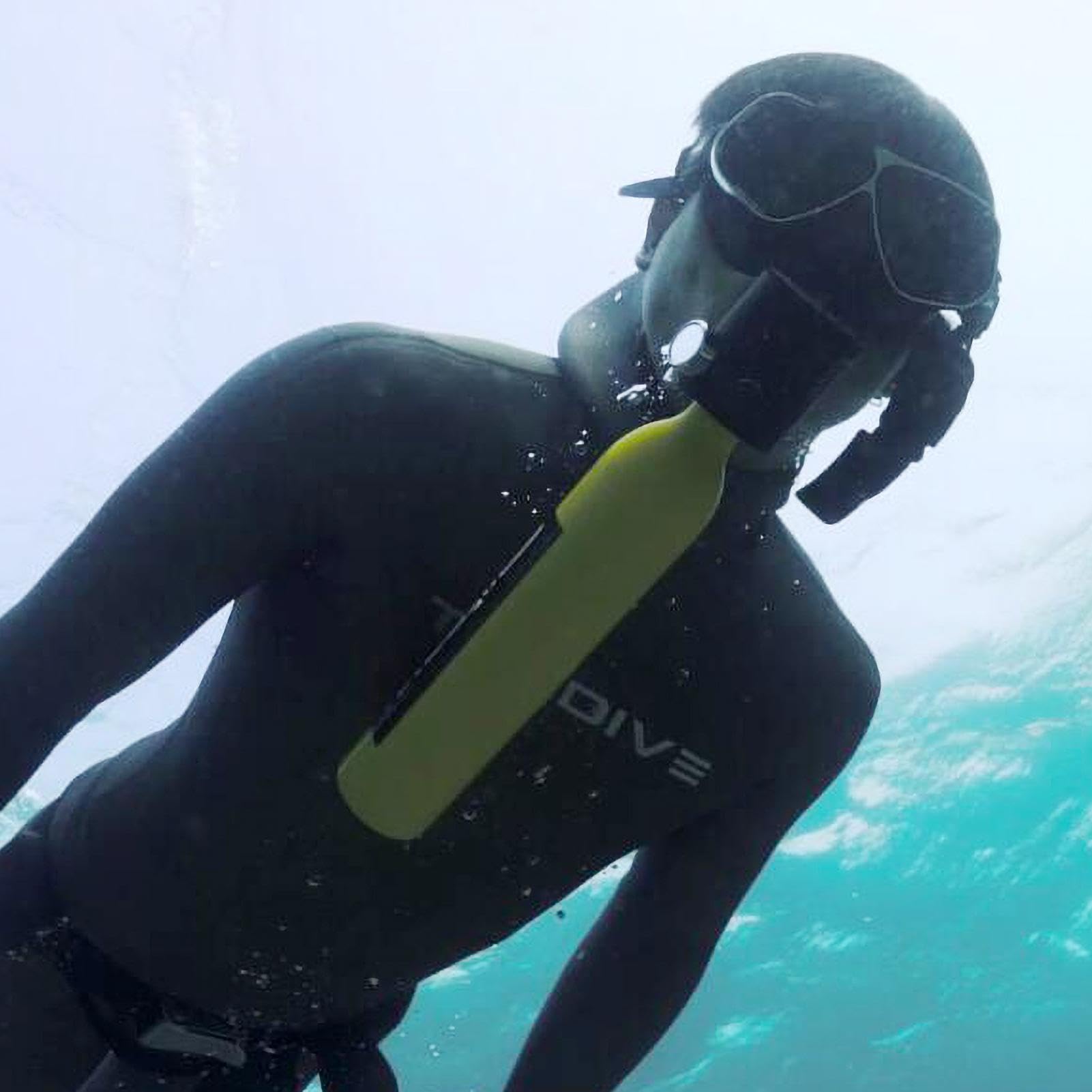 Tanque de aire de buceo portátil | Tanque de buceo subacuático de 0.5L | Tanque de oxígeno para buceo, tanque de aire de buceo reutilizable, tanque de aire de buceo pequeño, tanque de buceo con