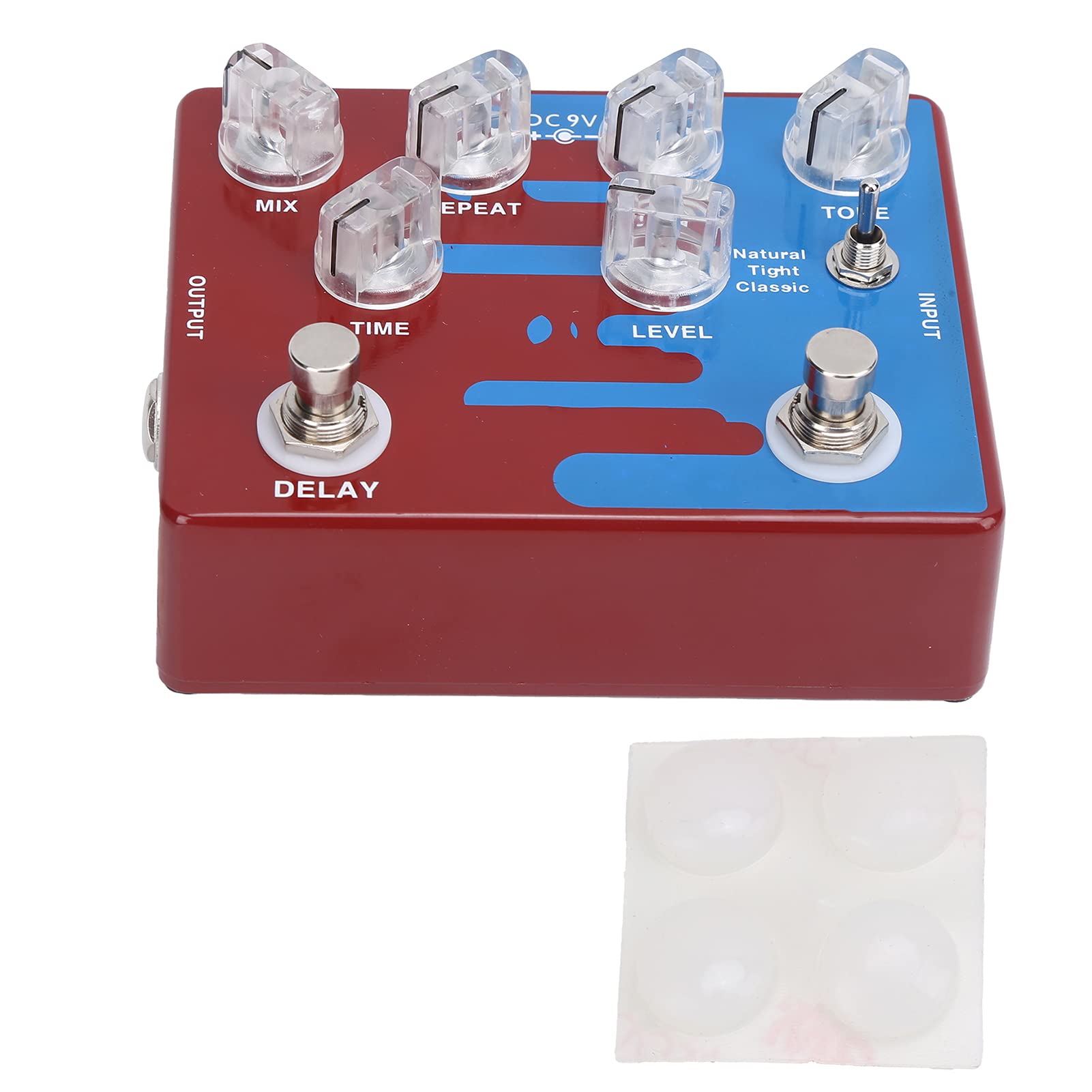 CP-68 Pedał Efektów Gitarowych Distortion Delay z Modułem Natural Chorus, dla Entuzjastów Gitary, Odporny na Zużycie