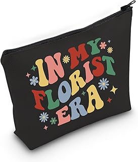 JXGZSO Florist Gift In My Florist Era Makeup Bag Flower Arranger Gift Flower Dealer Gift Planter Gift Florist Lover Gift (Florist Era Bag)