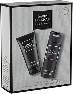 David Beckham Instinct Giftset For Him, 150ml Shower Gel & 150ml Deo Spray
