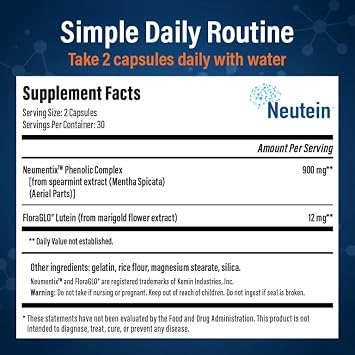 Memory & Focus Supplement Clinically Studied Plant-Based Brain Support for Adults & Seniors, Supports Concentration & Recall, Made in USA (5 Pack, 300 Capsules)