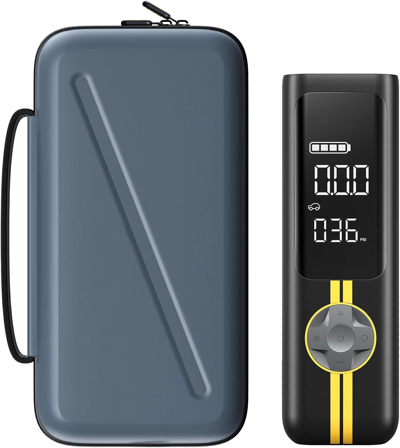 Fanttik X8 APEX Tire Inflator Yellow and X8 APEX EVA Protective Case