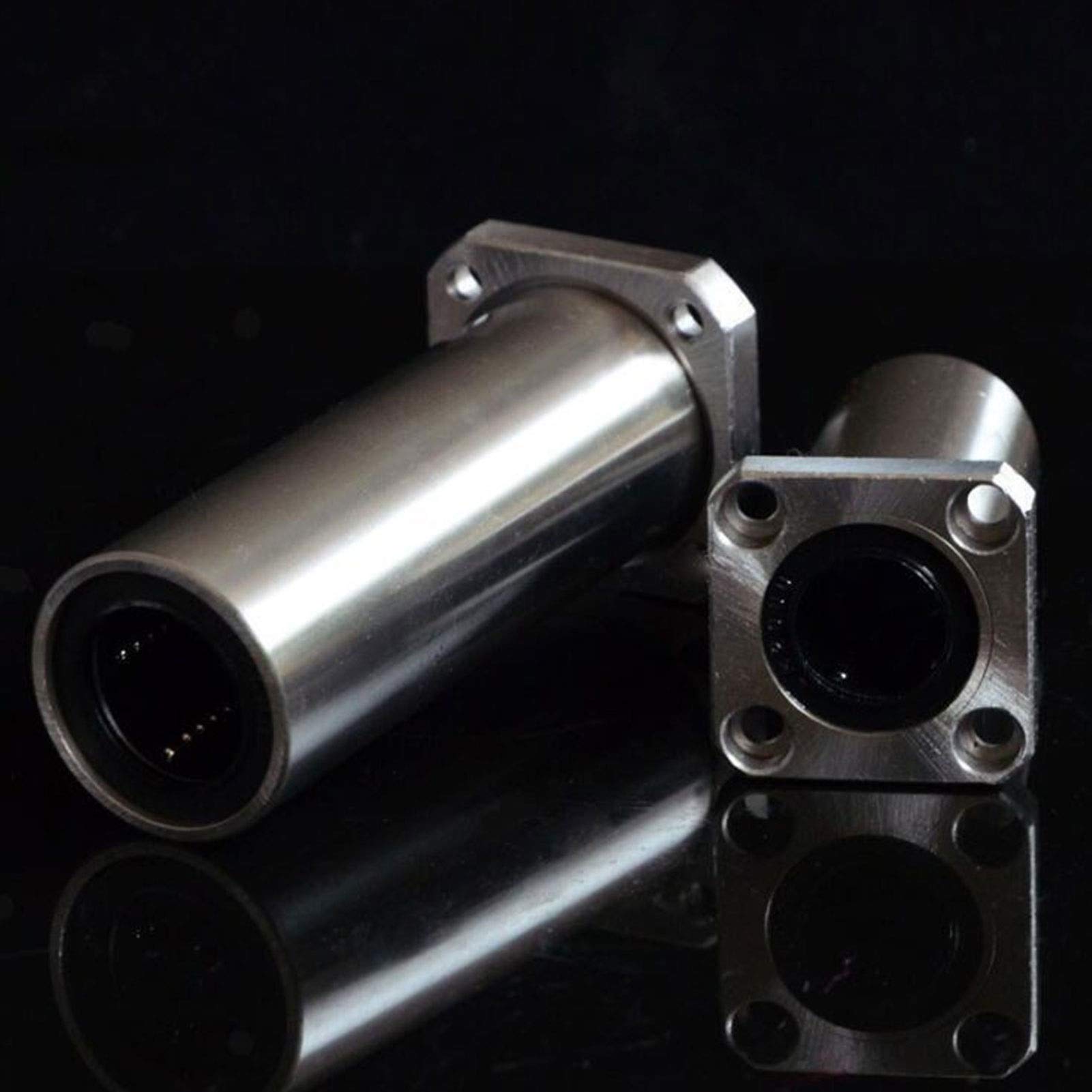 Rodamientos Lineales De Bolas Con Brida De 8 Piezas, Modelo LMK16LUU, Utilizados Principalmente for Piezas CNC, Impresoras 3D, Equipos De Automatización, Etc.
