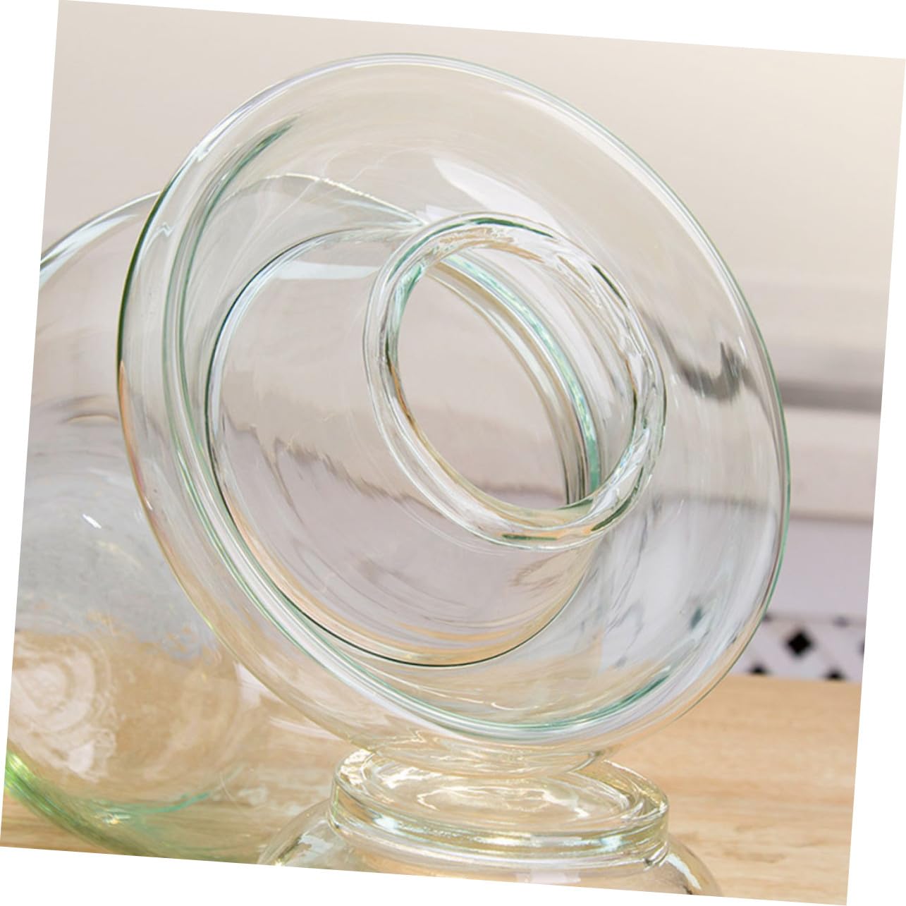 TOPPERFUN Traditionelles Gärglas aus Glas zum Sicheren Fermentieren von Gemüse und Gurken mit Edelstahldeckel für Heimische Küche und Einfache Reinigung