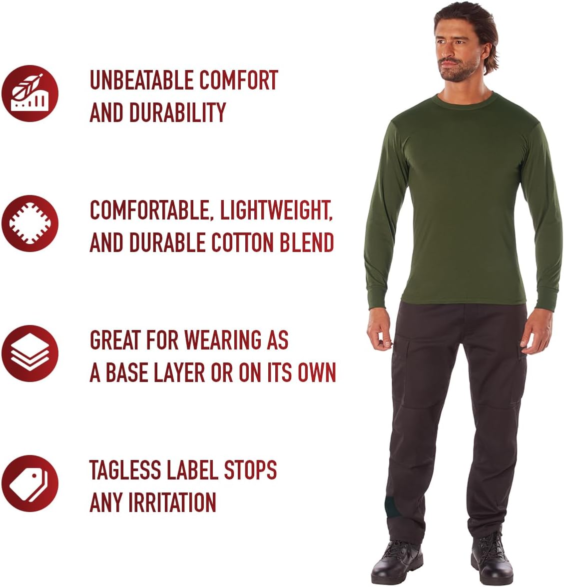 Rothco Long Sleeve Camo T-Shirt - Image 5