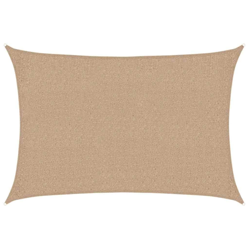 vidaXL Sunshade Sail Lawn Garden Outdoor Balcony Sun Sail Tarp Sunscreen Patio Shade Canopy Sunshade Windbreak 160 g/m² Taupe 2x3 m HDPE — image 1