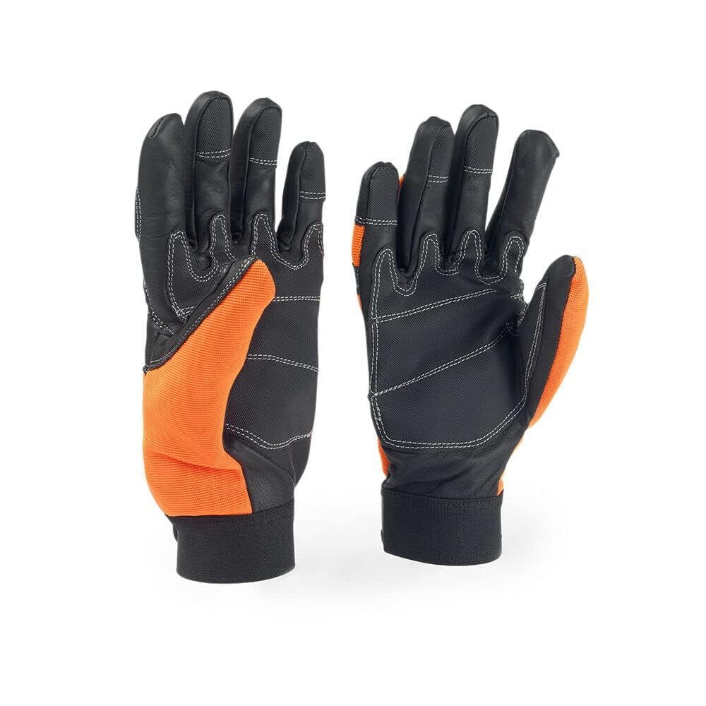 Rotatech Chainsaw Safety Gloves - Premium Quality - Class 1 - S to L (Size 10 / Large), Black, L (Pack of 1) - Image 2