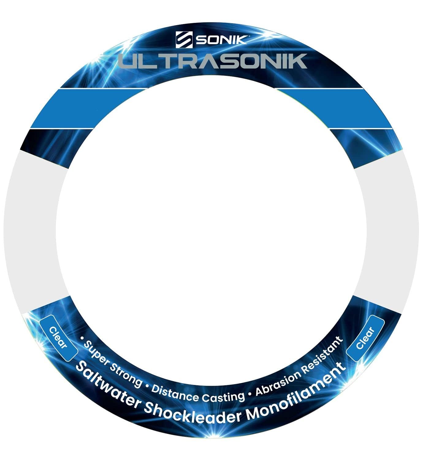 Sonik UltraSonik Clear Mono Shockleader 150m: 50lb