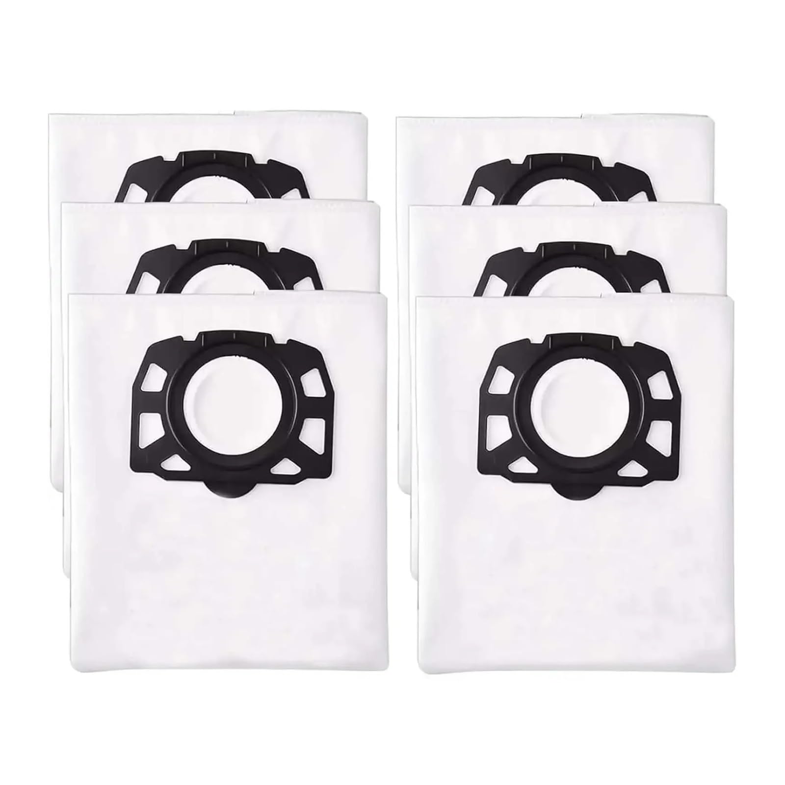 EEZII Vacuum Dust Bags, Compatible For Karcher, 2.863-314.0 KFI 357,WD 2 Plus,WD 3,WD3S,KWD 1,KWD 2,KWD 3,MV 3,SE 4001,SE 4002 Vacuum Cleaner(6 dust bags)