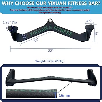 【送料無料】ラットプルダウンアタッチメント5点セット Amazon.co.jp: YIXUAN FITNESS 厚みのあるスチールワイド