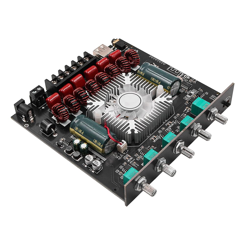 DollaTek Carte amplificateur de puissance Bluetooth 2.1 avec puce TPA3255 Module amplificateur audio haut-parleur Bluetooth 220 W x 2+350 W