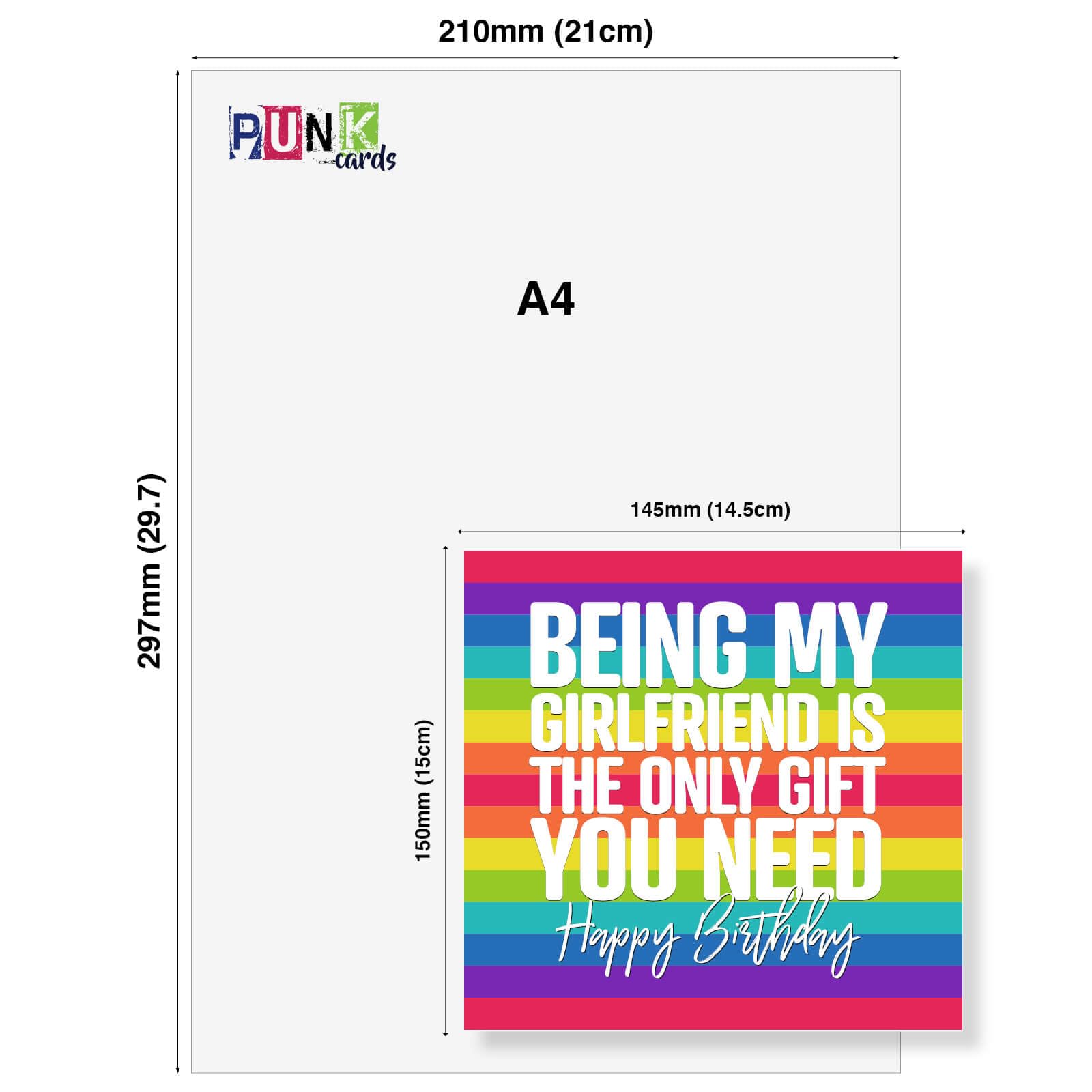 Papyrus Biglietto Auguri Compleanno LGBTQIA+ Con Cristalli E Lamina Arcobaleno - 2