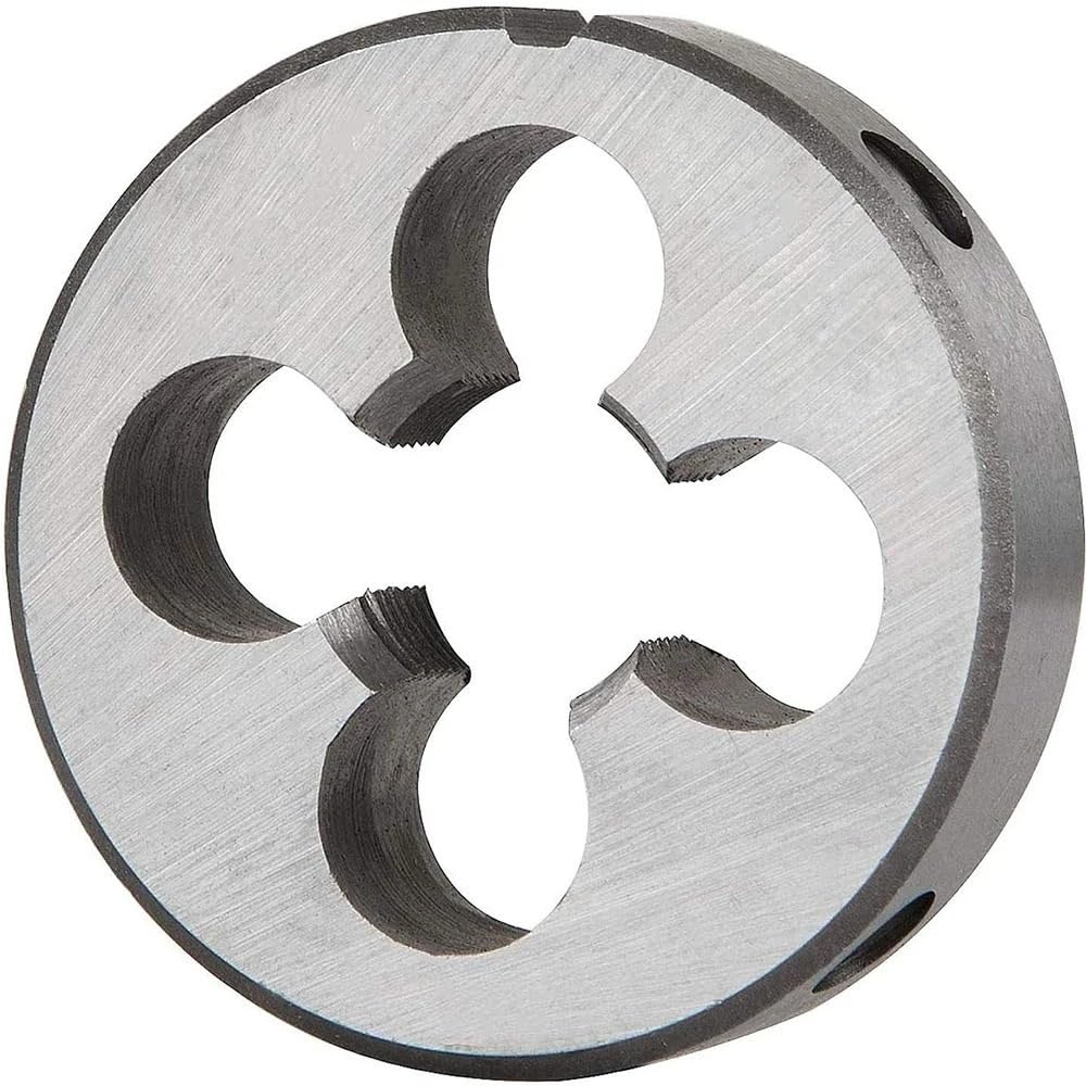 1-teiliges metrisches M27-Gewindebohrer- und Schneideisen-Set – HSS-Gewindebohrer mit gerader Nut, Maschinengewinde und runder Schneideisen (Steigung 0,5–3 mm).(M27x1.25)