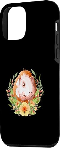 Miniatura 2 de iPhone 12 mini Cute Guinea Pig Lover Cavy Clothes Gifts Costume Flowers Case