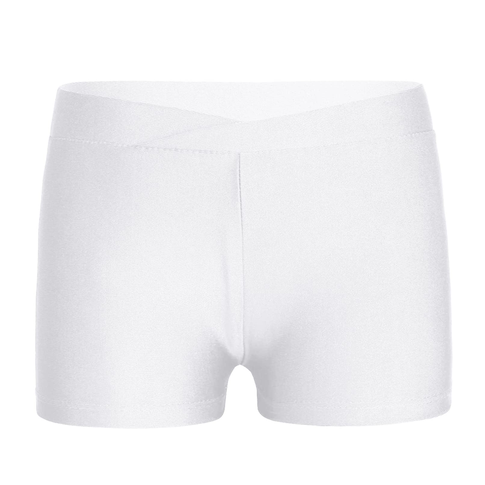 Short De Sport Pour Fille 2-14 Ans - Danse, Yoga, Gym - Polyester Confortable - Coupe Boy-short