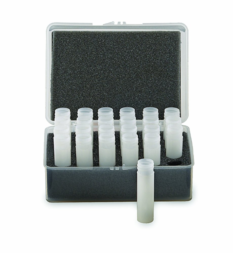 Talboys 930153 25 Piece Polyethylene 4mL Vial Set, with PTFE Lining Lid