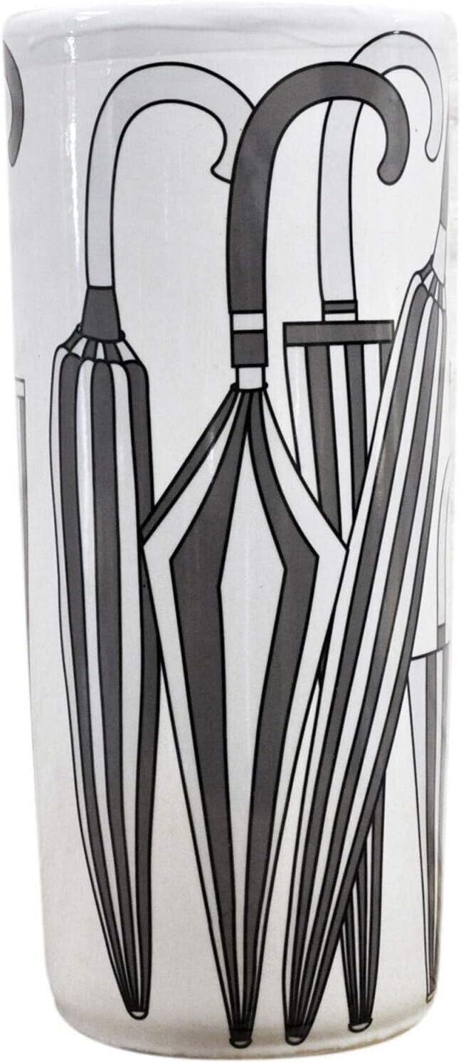 Black & White Retro Umbrella Stand