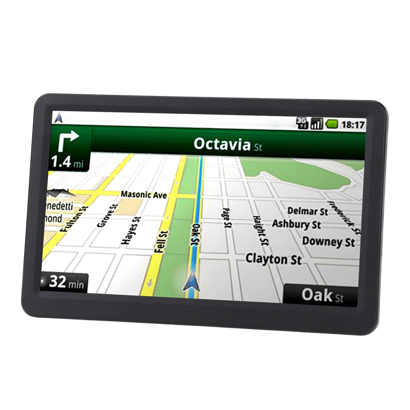 9-calowy System Nawigacji GPS dla Samochodów Osobowych, Ciężarowych i Kamperów z Mapami 3D i 2D Alerty o Fotoradarach Niestandardowe Trasy Ograniczenia Dotyczące Pojazdów
