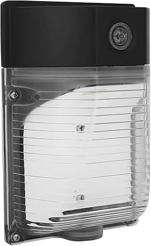 Paquete de luz LED de pared de 25 W, 3000 lm 5000 K luz diurna (fotocélula del atardecer al amanecer incluida) luz LED de montaje en pared para