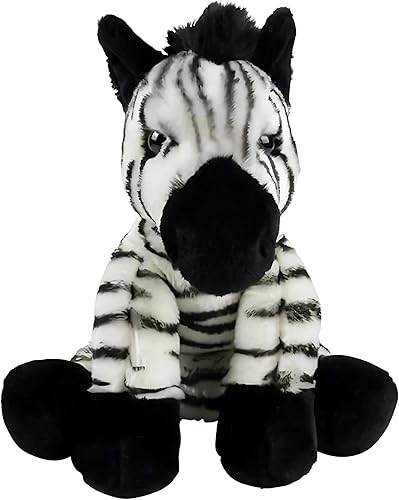 Forest & Twelfth Peluche de cebra de peluche de 12 pulgadas, colección reliquia, animales de peluche, materiales de primera calidad, el mejor regalo