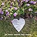 somiss Heart Shaped Pet Memorial Stones for Loss of Dogs, Personalized Pet Grave Stones Markers Headstones Engraved with Name, Sympathy Memorial Gifts Remembrance Gifts for Loss of Dog Cat