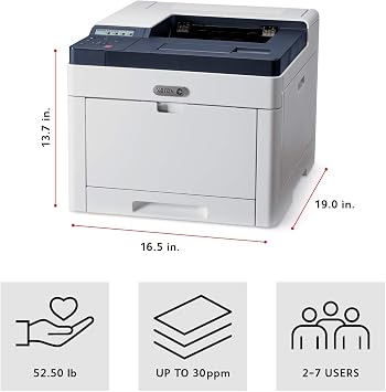 Xerox Phaser 6510/DN Color Printer, Amazon Dash Replenishment Ready