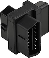 Vista 6 de Mini tamaño OBD2 OBDII Full 16 Pin macho a doble hembra adaptador para extensor de diagnóstico 1 a 2 OBD puerto convertidor conector