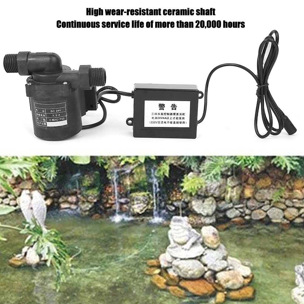 Mini Bomba de agua 24V T50 Bombas de agua del acuario Tres fase Bomba de agua sumergible sin escobillas