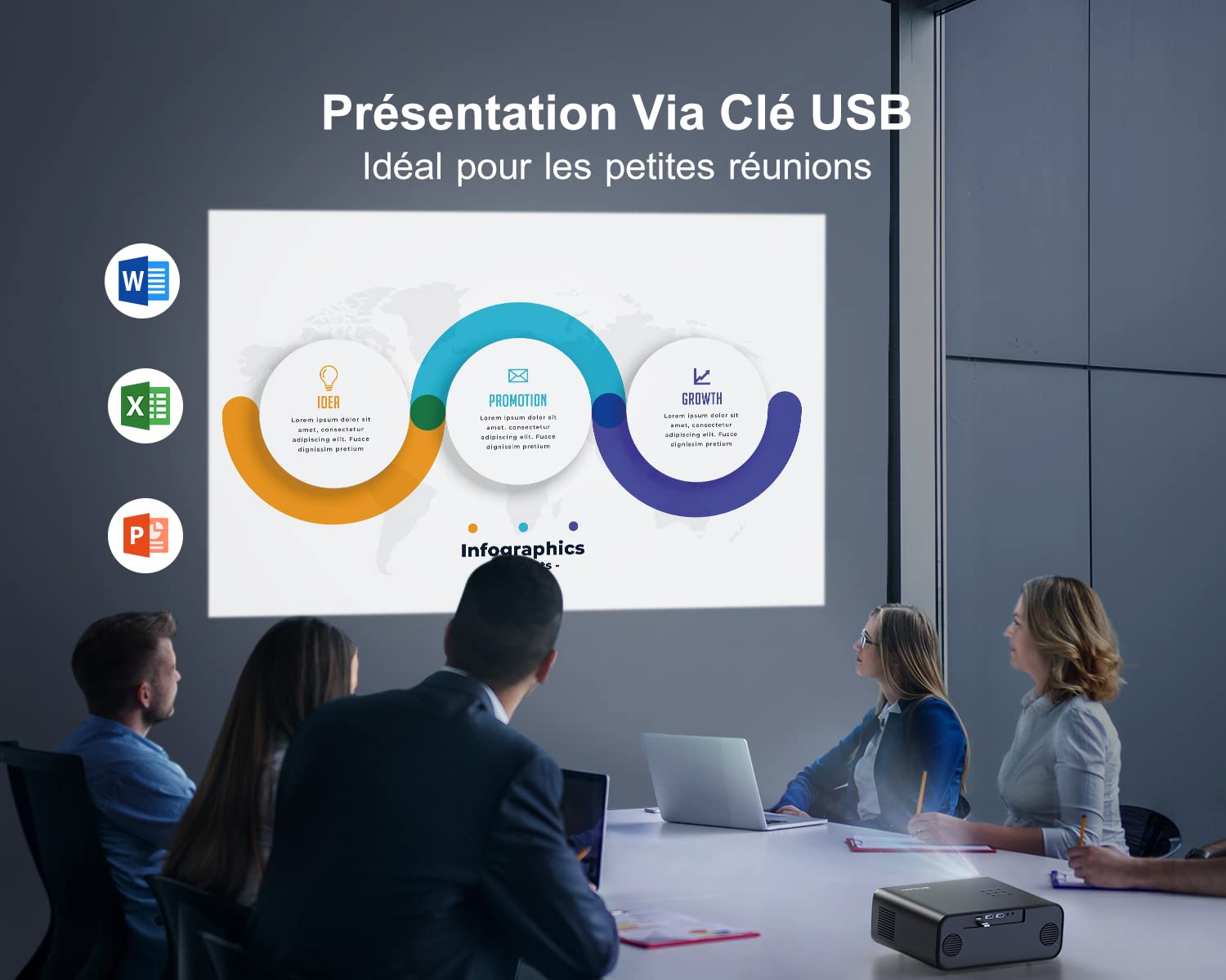 【Auto Focus/Keystone】 Vidéoprojecteur 4K WiFi Bluetooth 36000 Lumens Full HD 1080P, WiMiUS Projecteur 4K Supporté Zoom 50% Vidéoprojecteur WiFi6 Portable Home Cinéma/Extérieur pour Phone/TV Stick/PS5