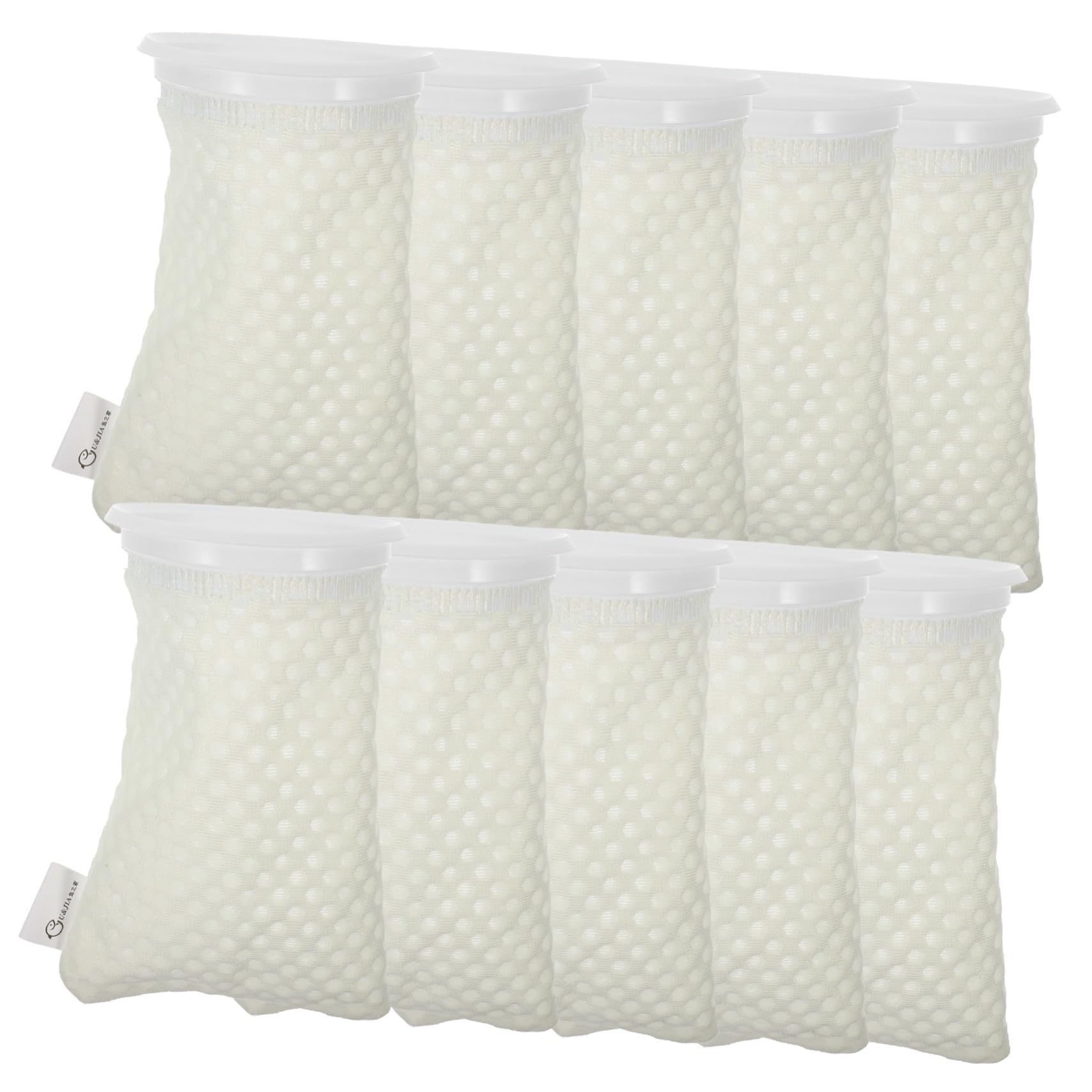 11 Piezas Calcetines para Filtro Acuario Honeycomb Bolsa Filtrante Resistente para Pecera Tanque de Agua Filtración Eficaz