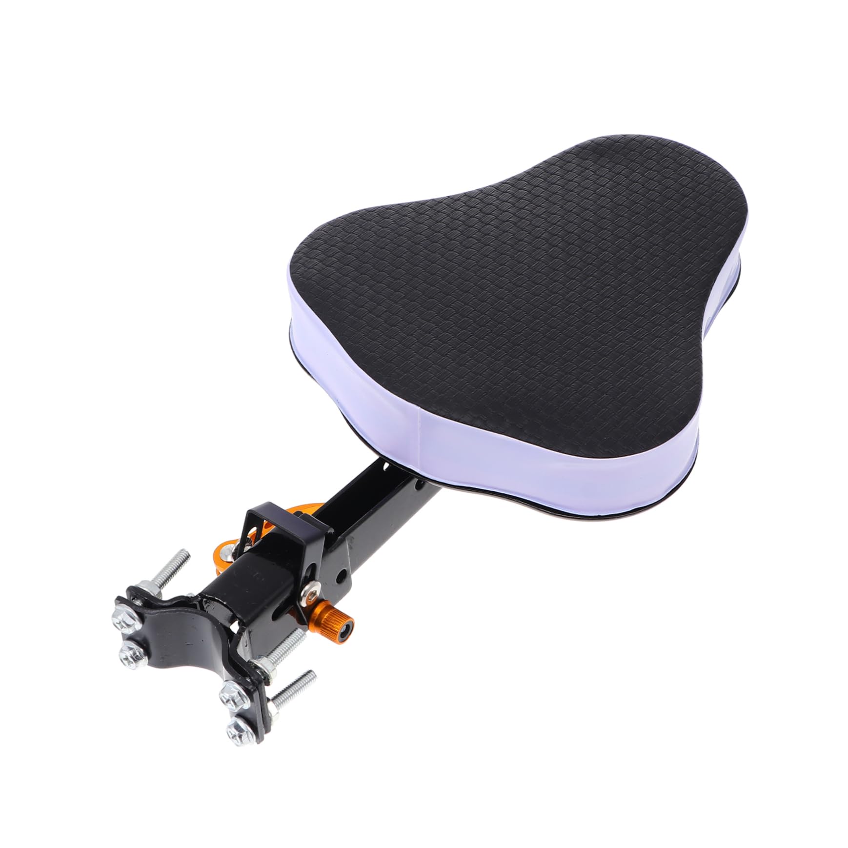 Toyvian Siège de Vélo pour Garçon et Fille en Acier Carbone Noir Mousse, Finition Soignée et Robustesse, pour Vélo Électrique et Sécurité Bébé