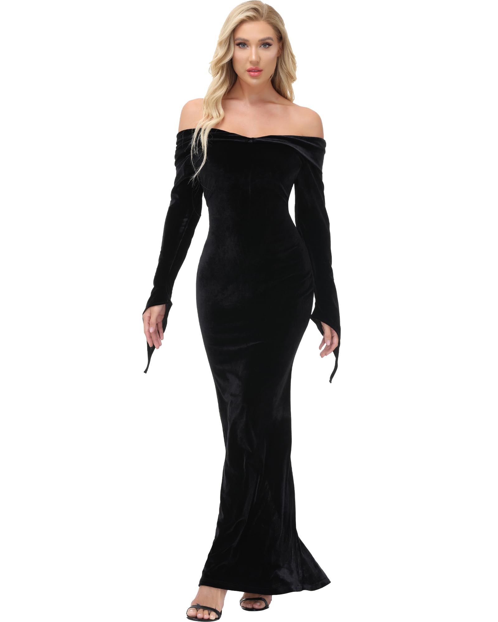 YAOHUOLE Vestito Medievale da donna, per Halloween, a maniche lunghe, da donna, Halloween, gotico, Halloween, Halloween, Halloween