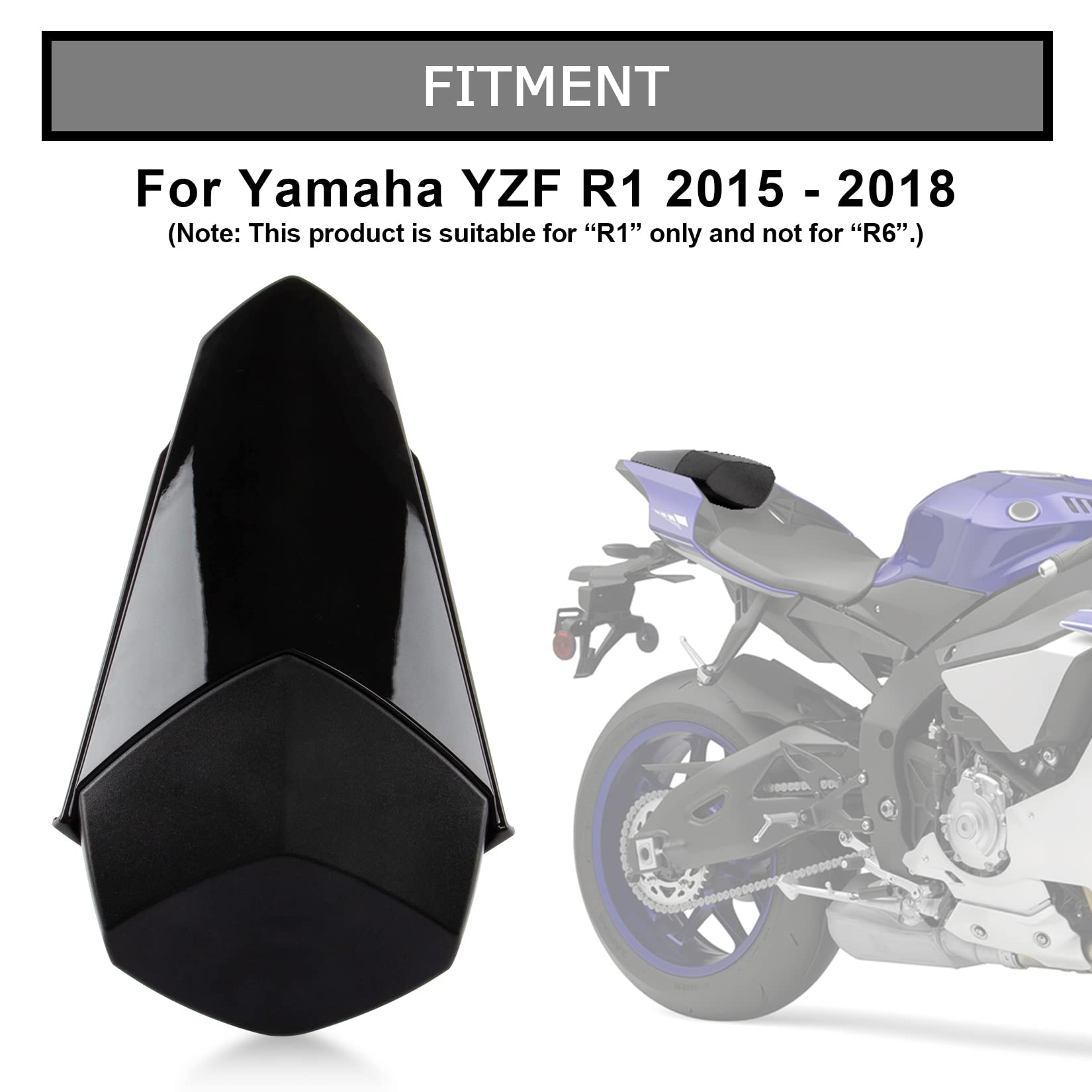 Amazon | バイク オートバイ用 リア シート カウル 対応 YZF R1 2015