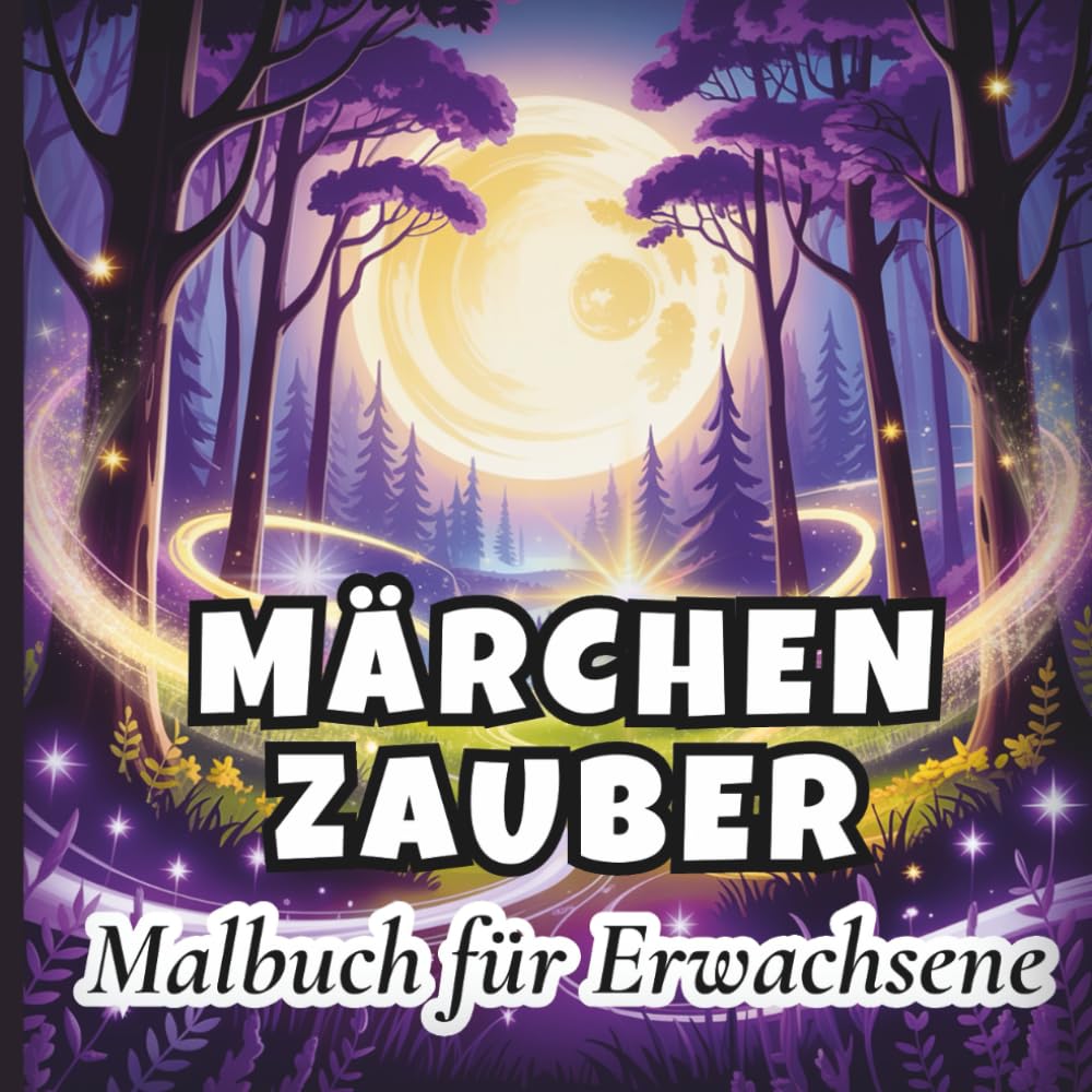 Märchenzauber: Malbuch für Erwachsene: 60 traumhafte Motive voller Magie, Fantasie und Entspannung: Achtsamkeit, Stressabbau & kreative Auszeit für mehr Ruhe im Alltag (Zauber Reihe)
