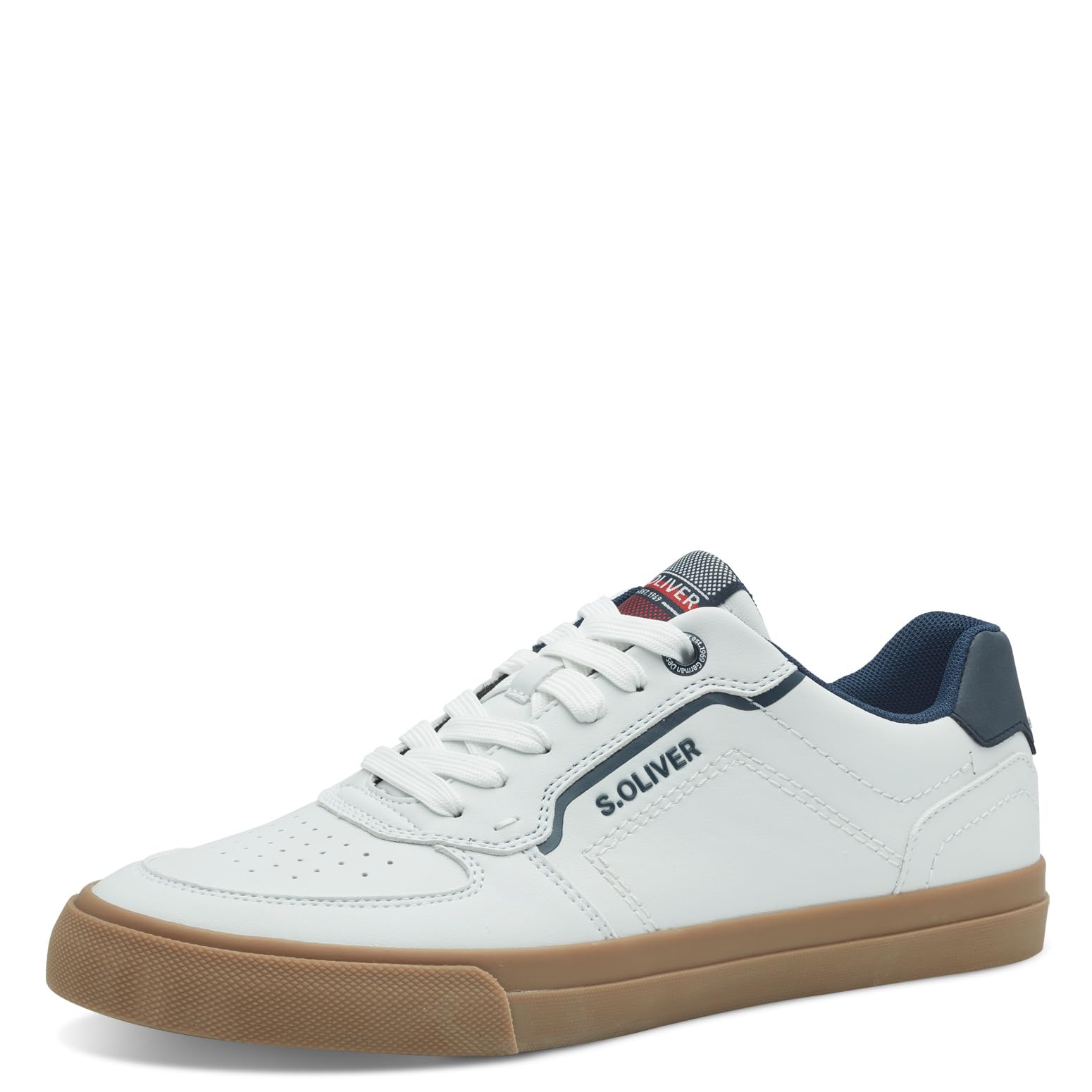 s.Oliver Men Herren Sneaker Low 5-13612-44, White, 9.5 UK
