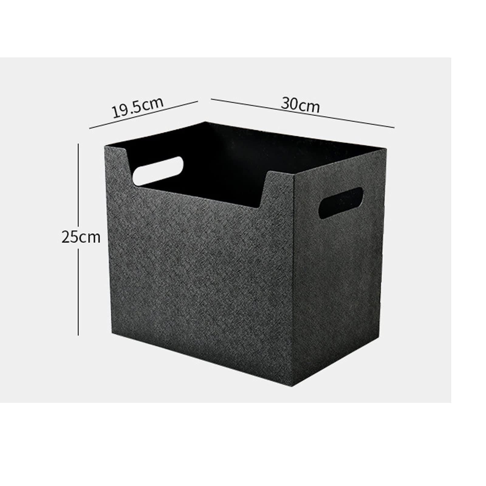 Aufbewahrungsboxen, Schreibtisch-Aktenbox, Weiß