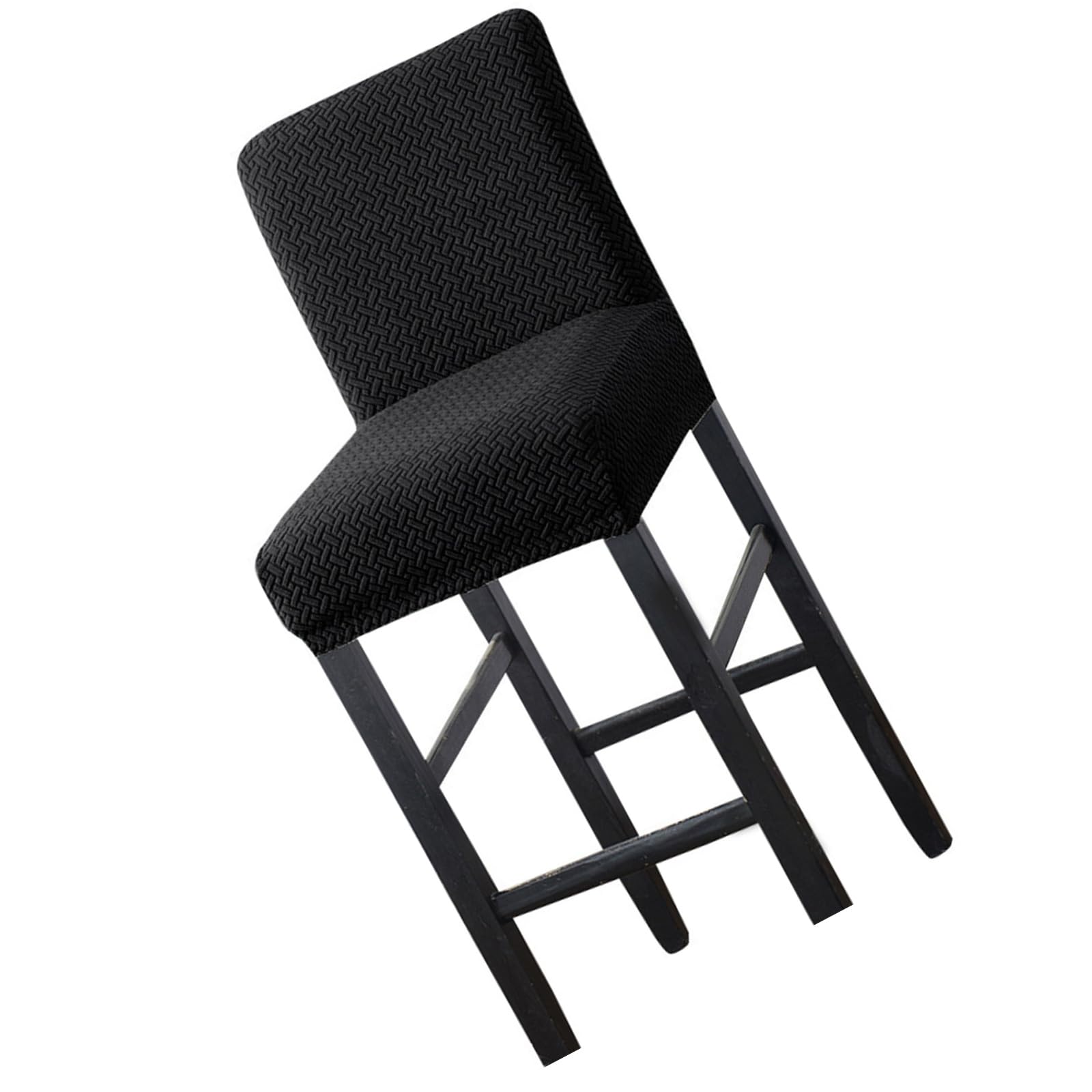 carotoe Durability Polyester Chair Covers for Stools and Dining Chairs Slipcovers with Back Easy Installation and Maintenance Removable Chair Covers