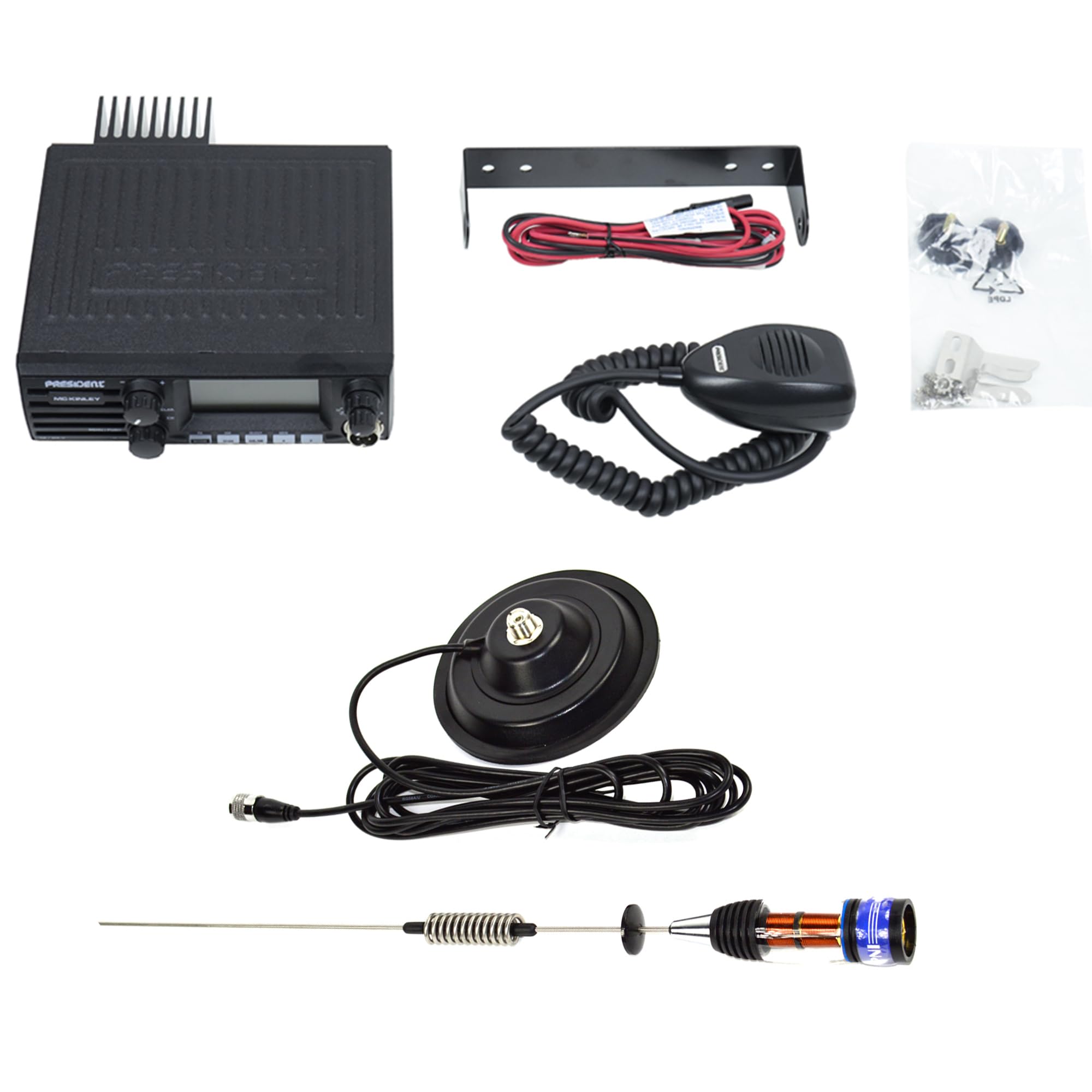Président MC Kinley ASC AM FM LSB CB Radio Kit + PNI ML70 Antenne 70cm 26-30MHz 200W
