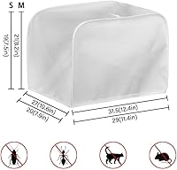 Vista 7 de Veniyate 2 Slice Toaster Cover Kitchen Mushroom Print Small Appliance Cover Bread Maker Dust and Fingerprint Protection, Lightweight and Durable