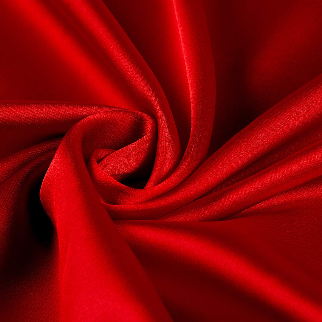 Amazon.com: Monaco Stretch Duchess Satin Red, Fabric by the Yard