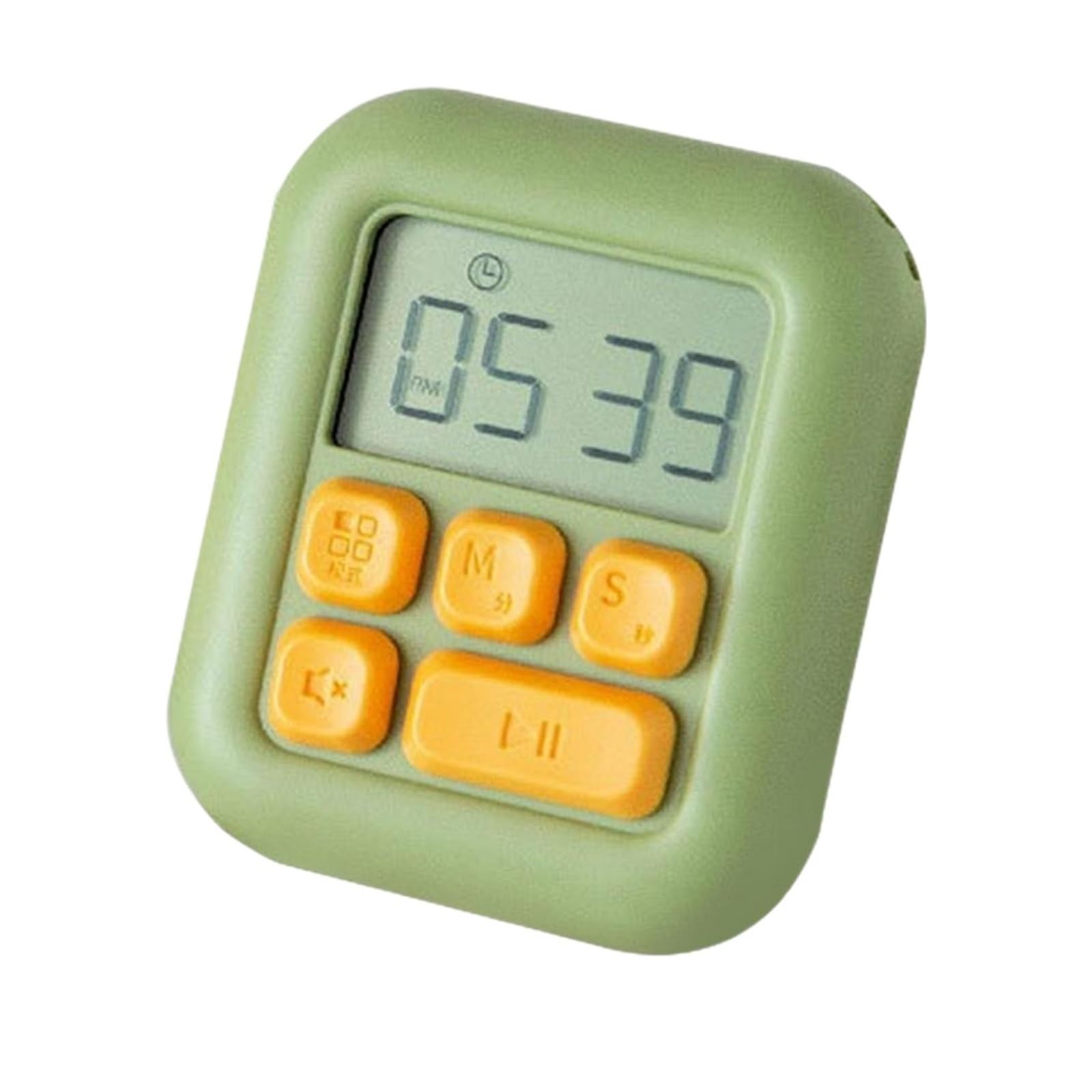 Magnetic LED Digital Kitchen Countdown Timer Stopwatch With Stand Practical Cooking Baking Sports Alarm Clock Reminder Tools Reliable Efficient(Vintage Green)