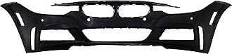 Garage-Pro Front Bumper Cover For 2017-2018 BMW 330i, 2013-2016 328i, 2013-2015 335i, 2013-2018 320i, Primed, M Sport Package, Park Distance Control Sensor Holes, Automotive Exterior Accessories