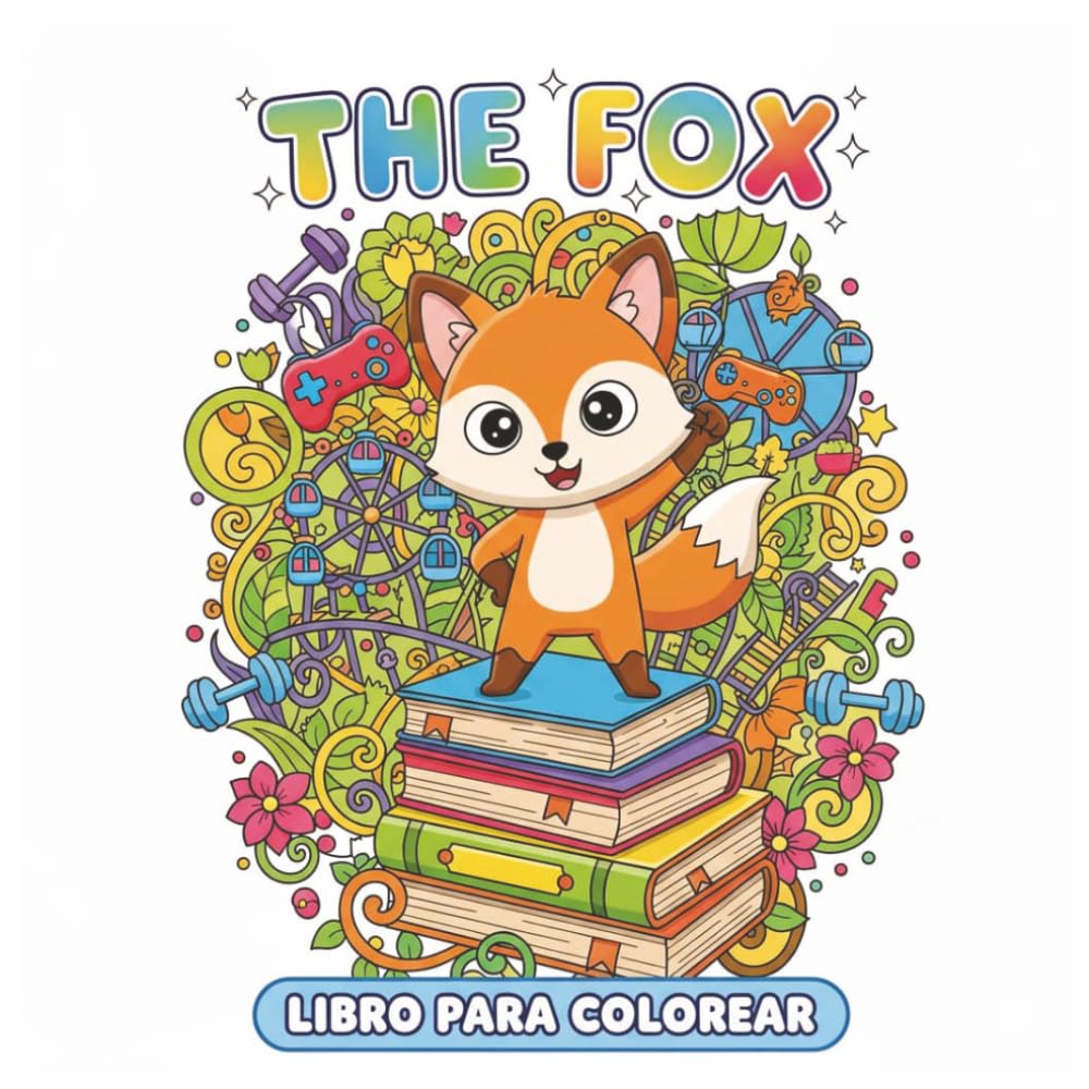 The Fox: Libro para colorear