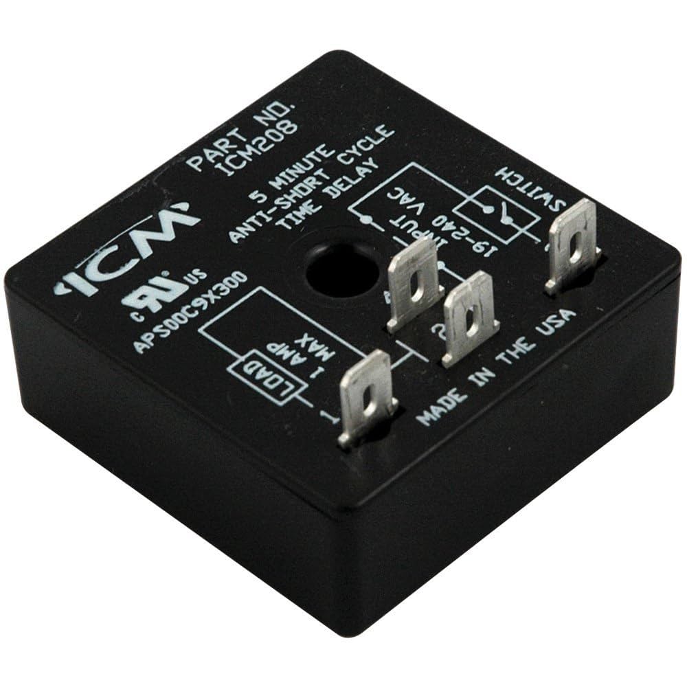 ICM Controls ICM208 Delay On Break Timer, 4 Terminal with 5